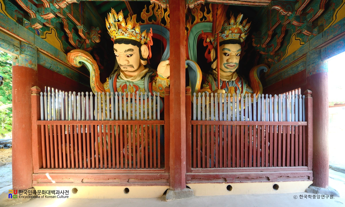 순천 송광사 소조 사천왕상