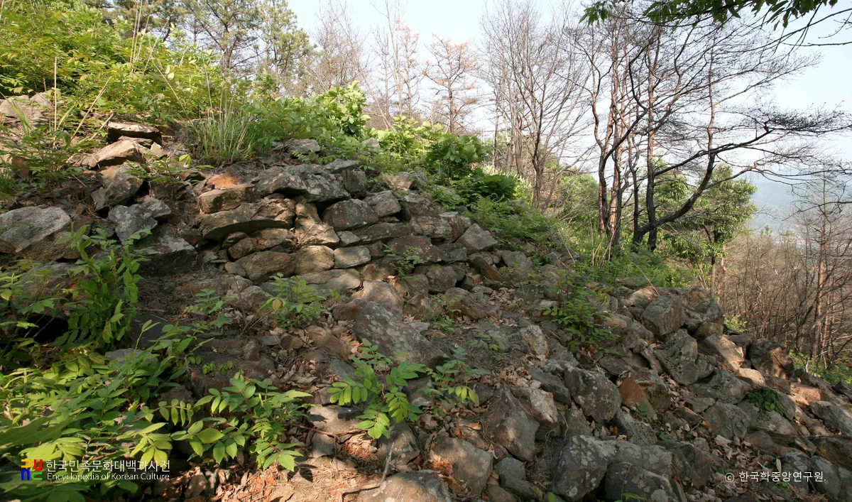대전 마산동 산성 성벽