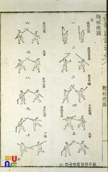 무예도보통지 / 편곤총도