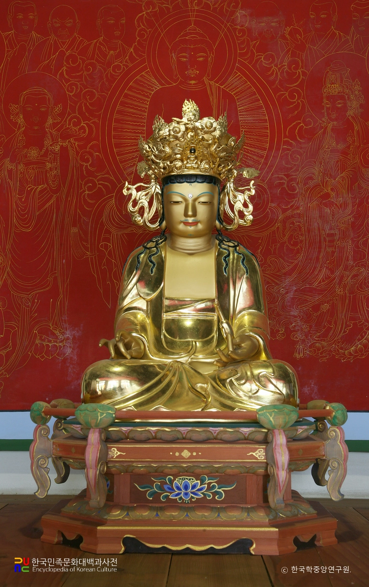 곡성 서산사 목조 관음보살 좌상