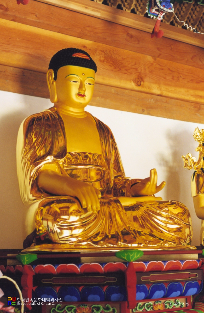 과천 보광사 목조여래좌상