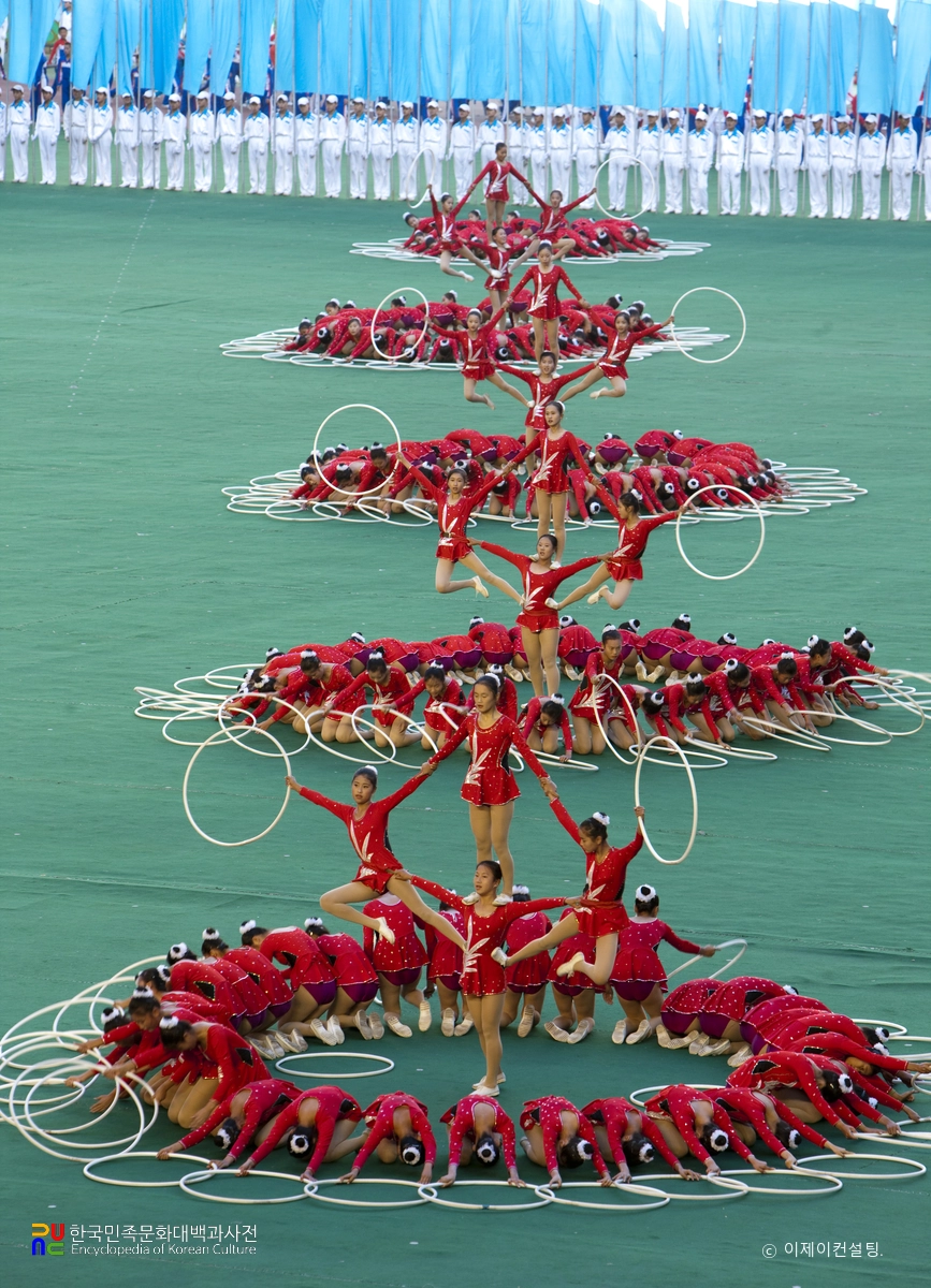 2008년 아리랑 공연모습