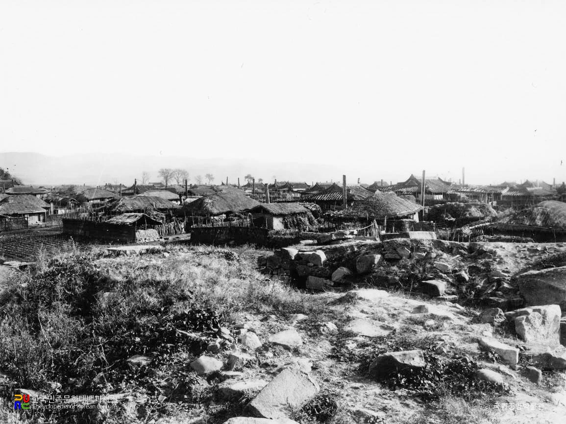 함북 온성읍 전경