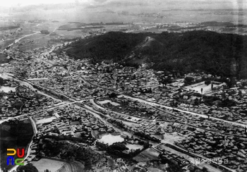 항공사진 수원시 전경