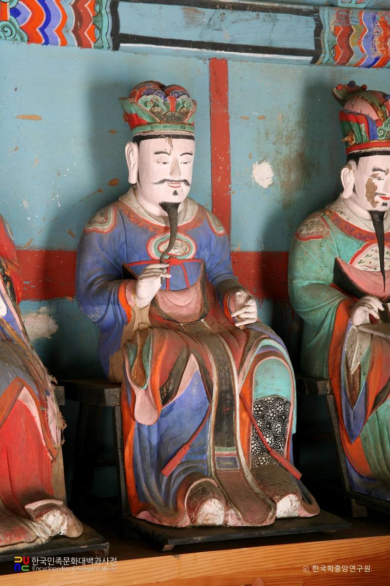 고창 문수사 목조지장보살좌상 및 시왕상