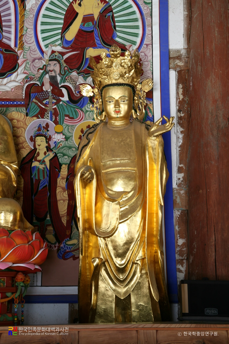 나주 불회사 소조 보살 입상