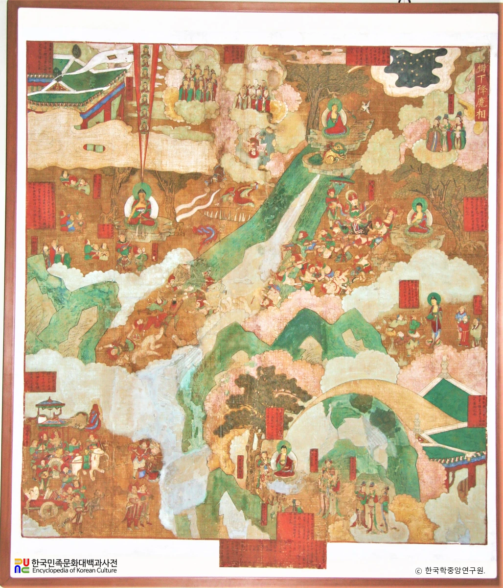 하동 쌍계사 팔상전 팔상탱