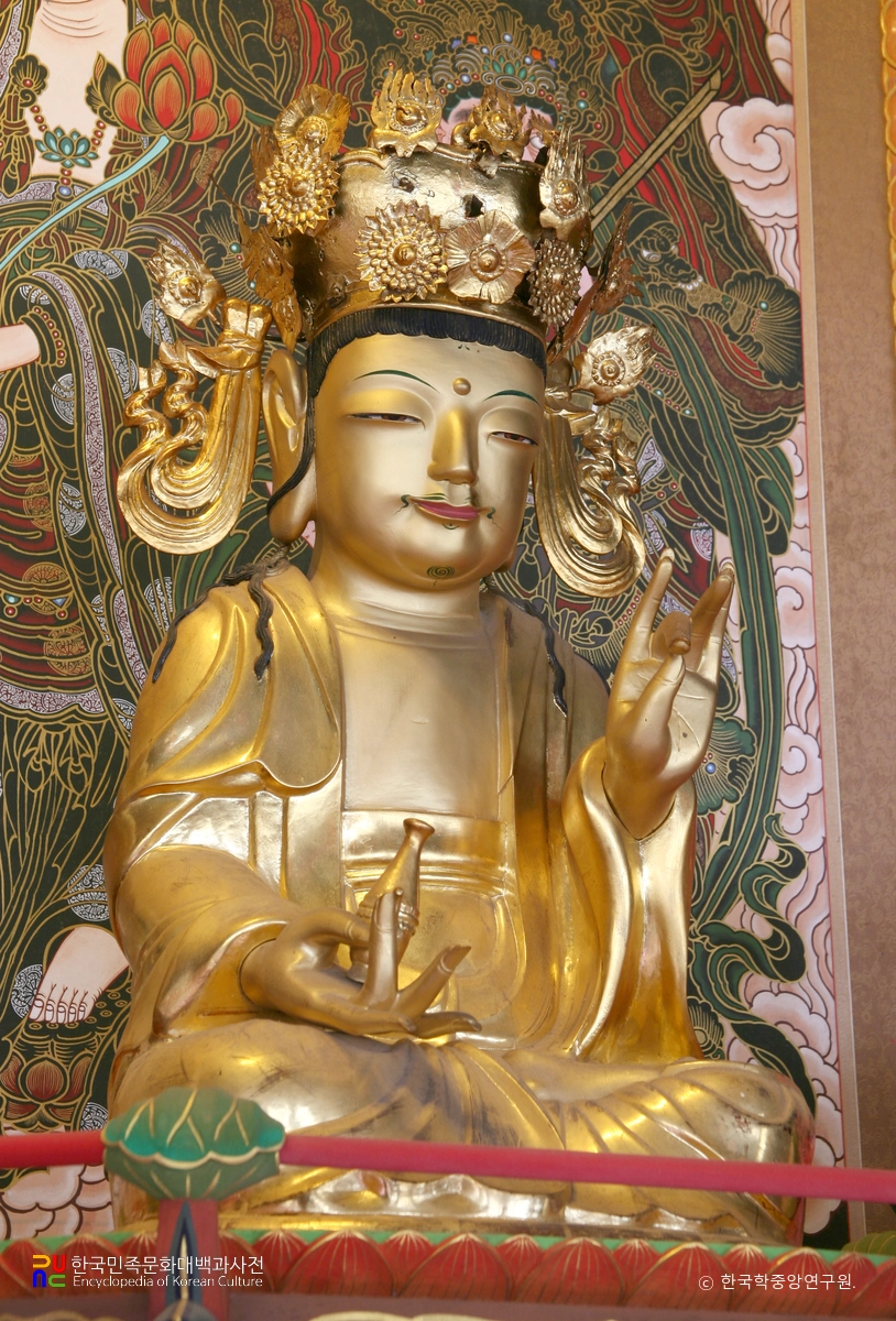 제주 보림사 목조관음보살좌상