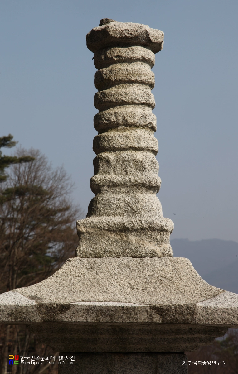 함양 금대사 삼층석탑 상륜부