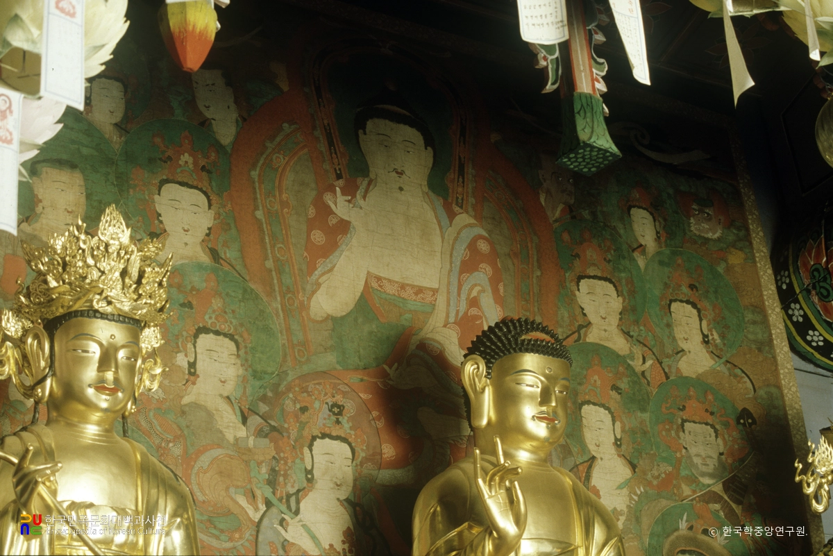 곡성 도림사 아미타극락회상도