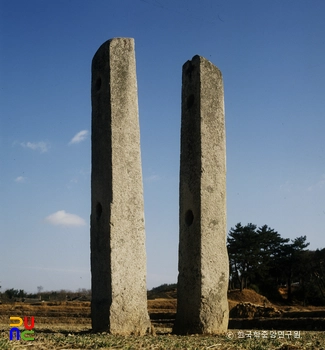 경주 남간사지 당간지주 남면