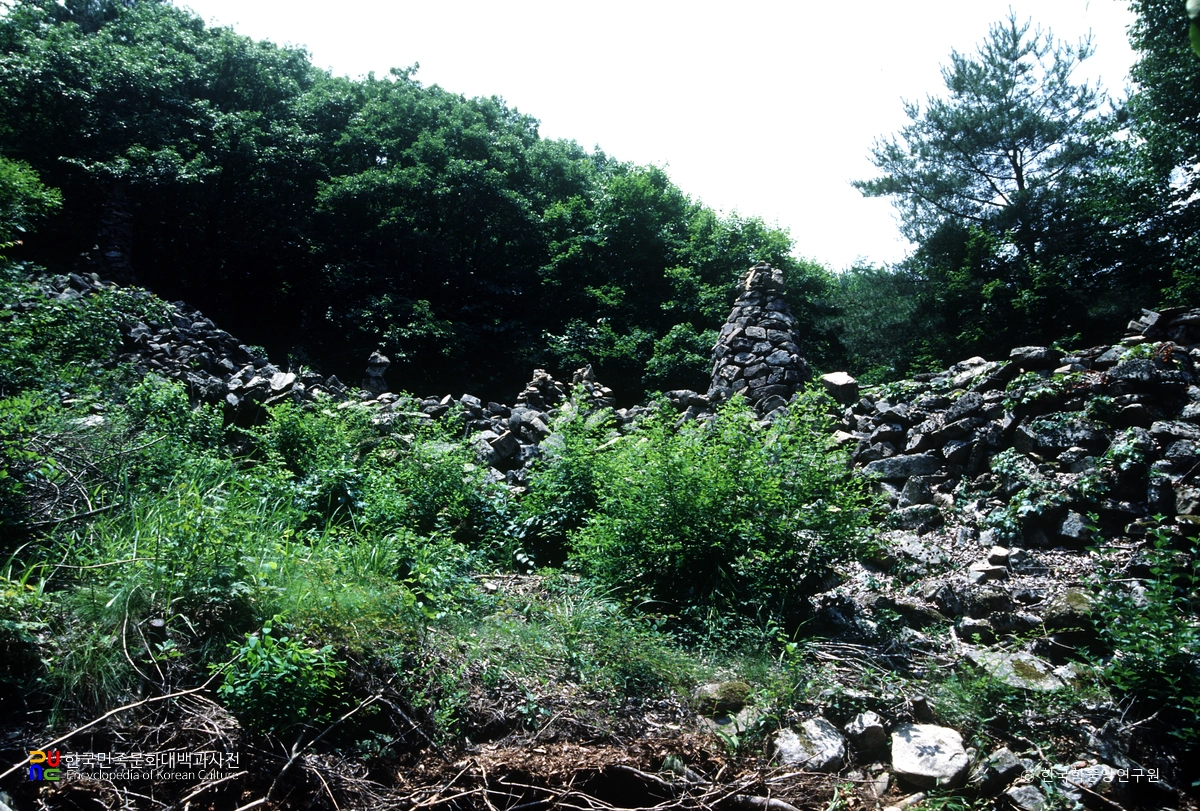 괴산 미륵산성 성벽