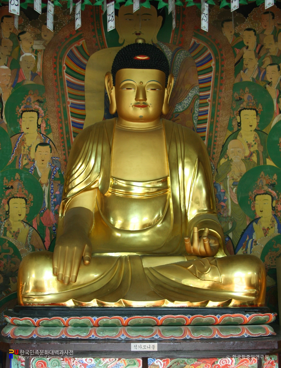 칠곡 송림사 목조 석가여래삼존 좌상