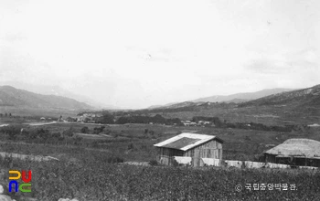 양산 북정리 고분군 전경