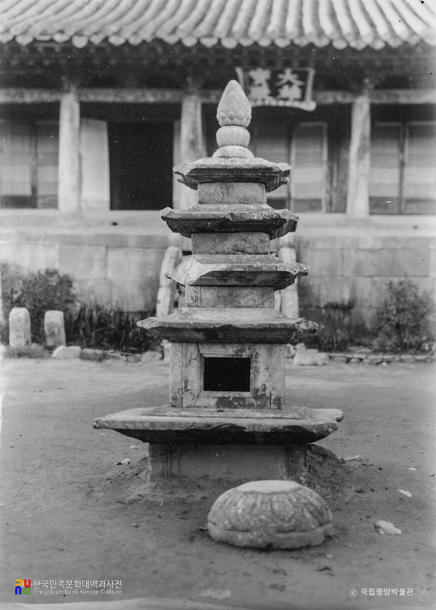 안악 연등사 오층석탑