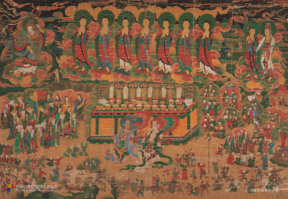 순천 선암사 서부도암 감로왕도