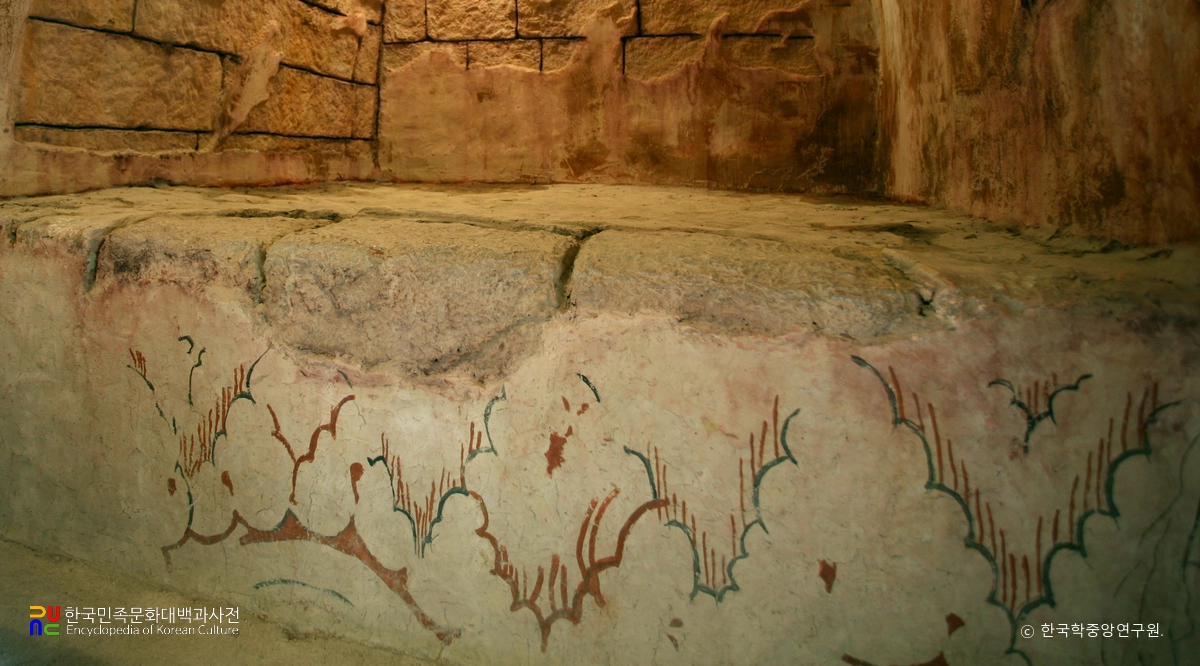 영주 순흥 벽화 고분 시상대