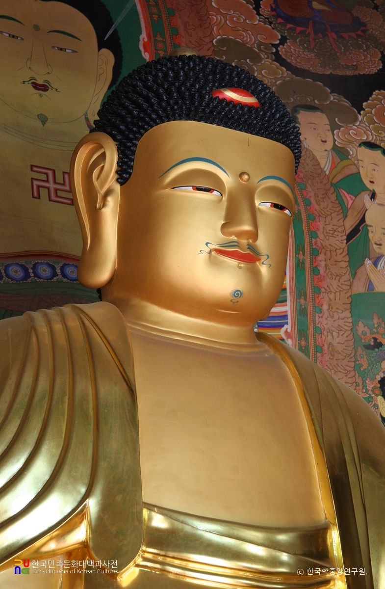 칠곡 송림사 목조석가여래삼존좌상 중 석가여래