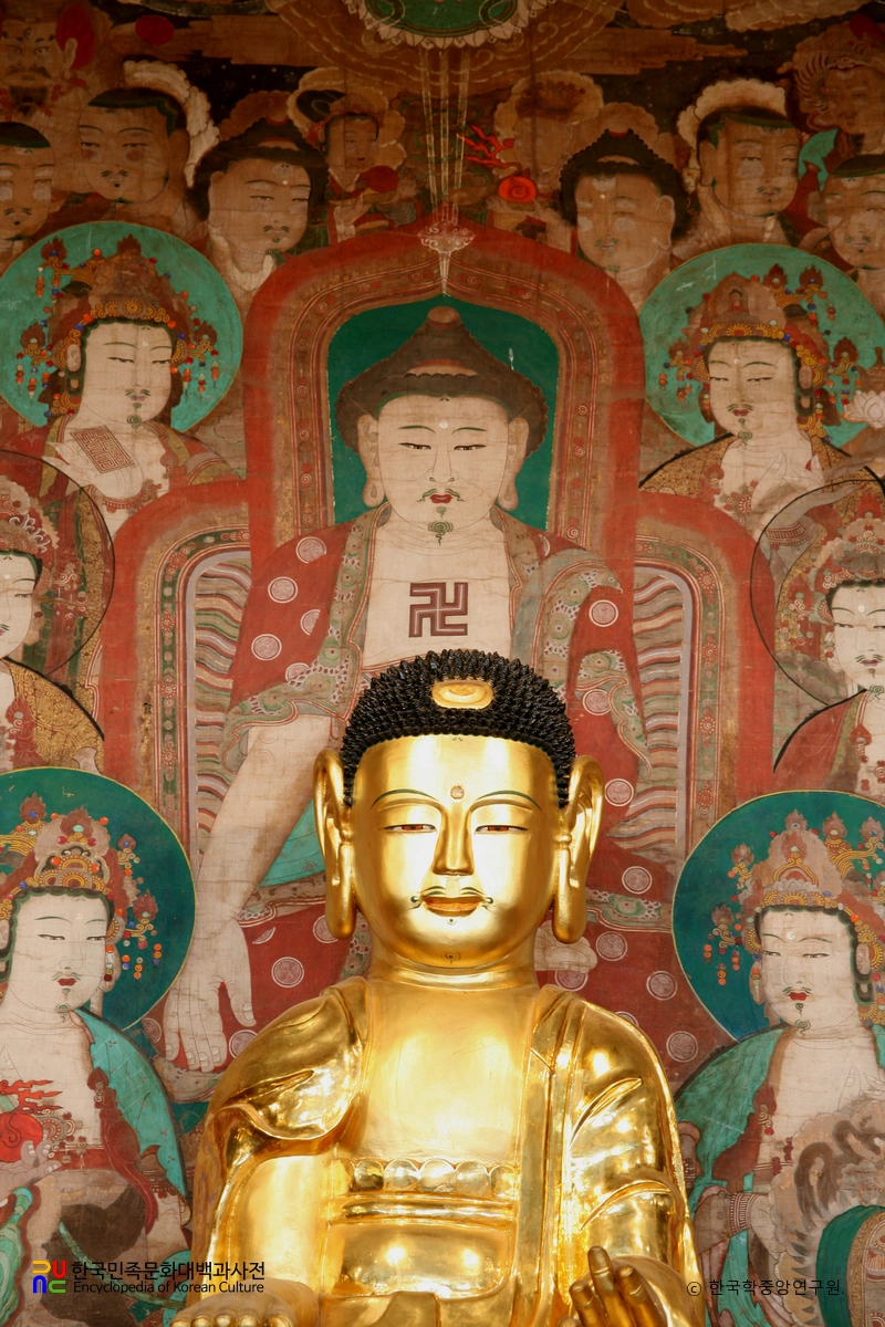 천안 광덕사 삼세불도