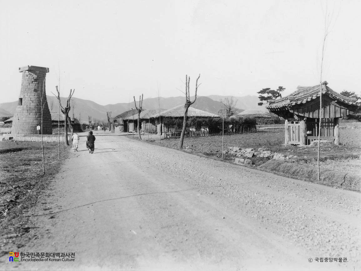 경주 첨성대 주변 모습