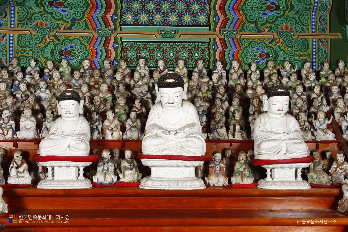 학림사 석조 약사여래삼불 좌상 및 복장유물