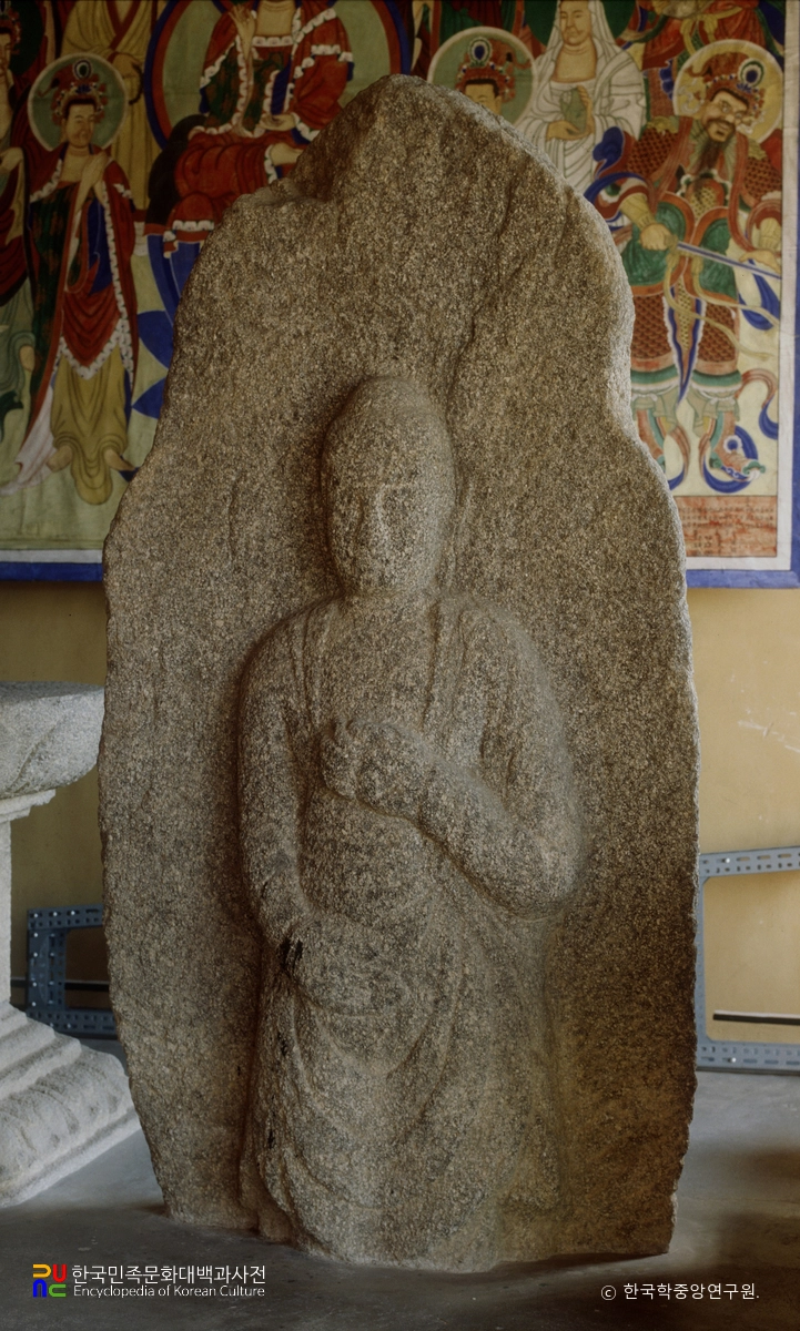 상주 증촌리 석조여래입상