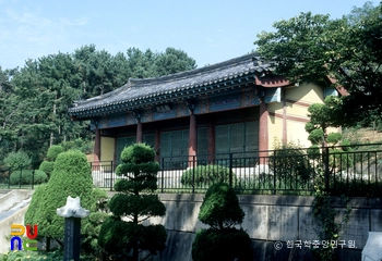 청주 구계서원 중 사당 정측면