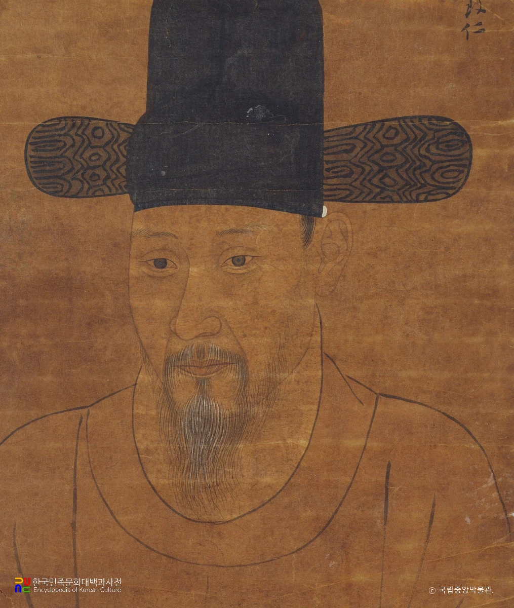 명현화상 중 김치인 초상