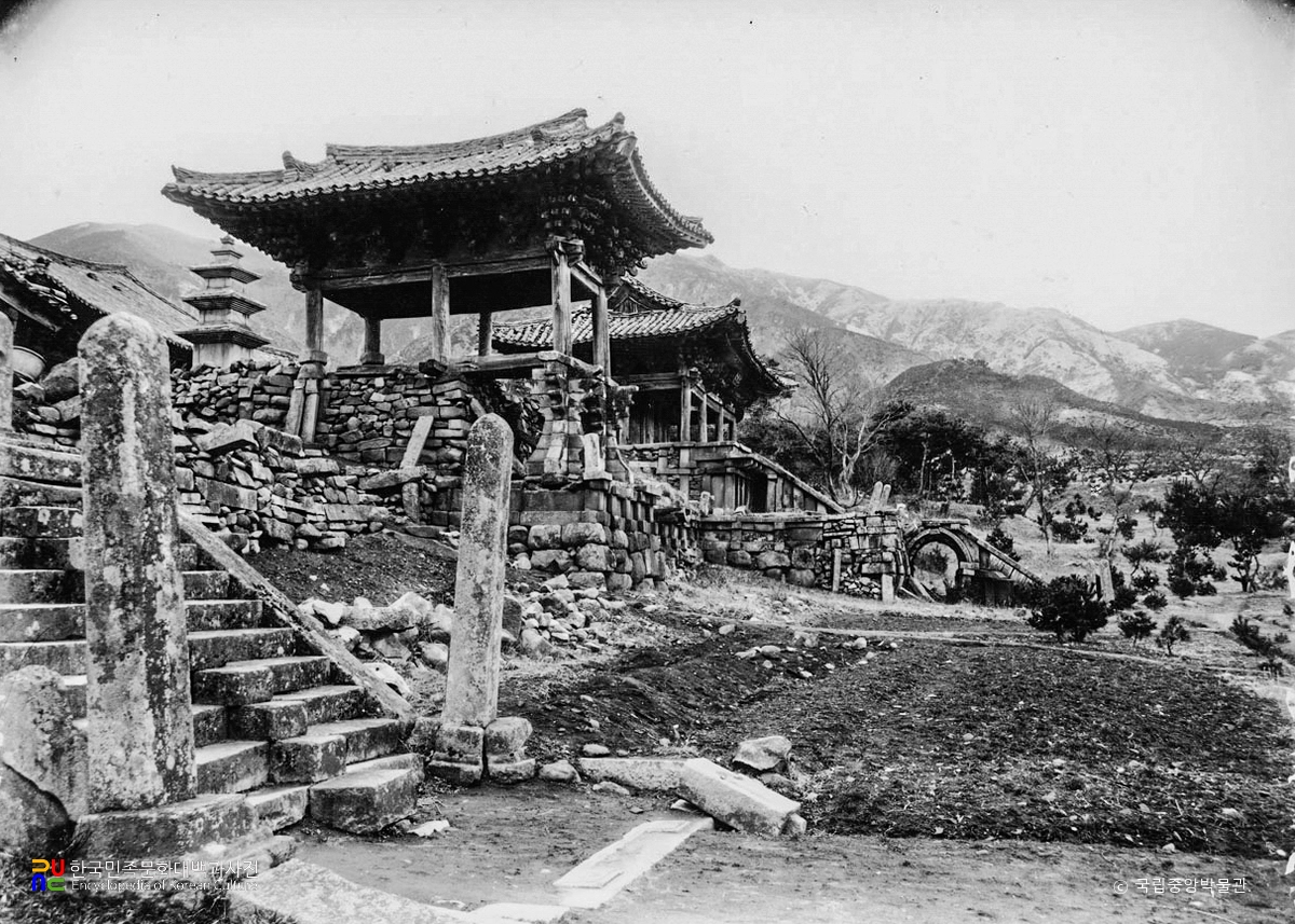 경주 불국사 가구식 석축 전경