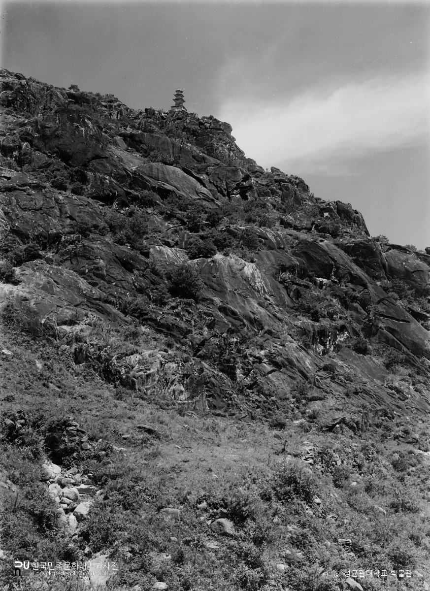 경주 남산 용장사 계곡 전경