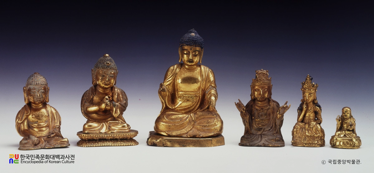 수종사 석탑 내 금동불좌상