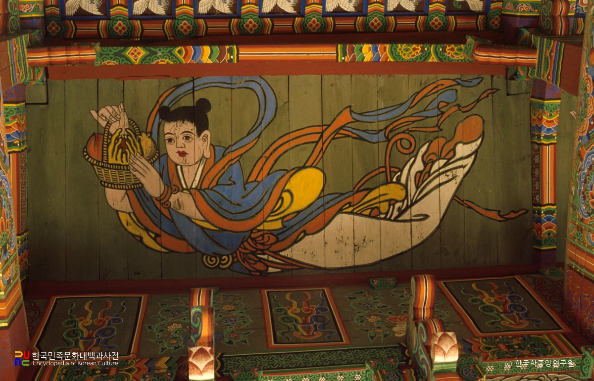 공주 갑사 대웅전 벽화