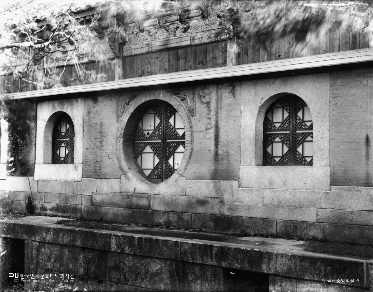 서울 경복궁 집옥재 창
