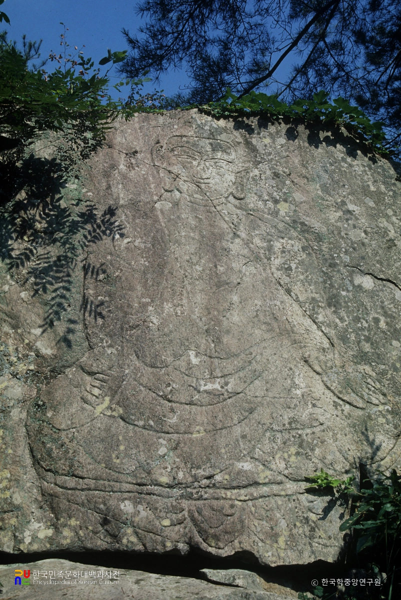 괴산 삼방리 마애여래좌상
