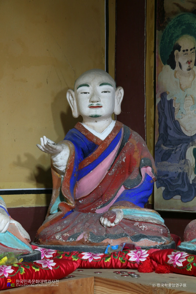 나주 다보사 영산전 소조십육나한좌상