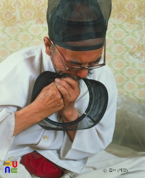 망건장 / 당줄꿰기