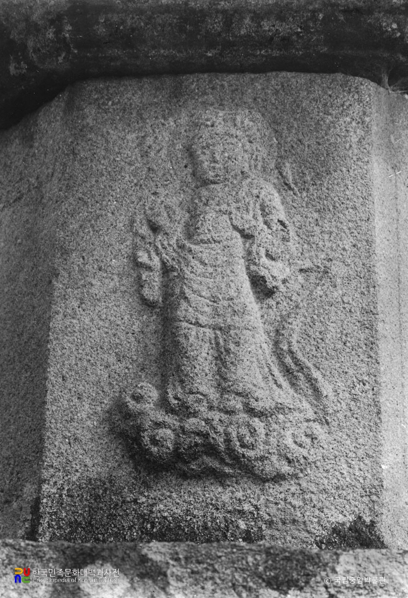 여주 고달사지 원종대사탑 탑신부 부조