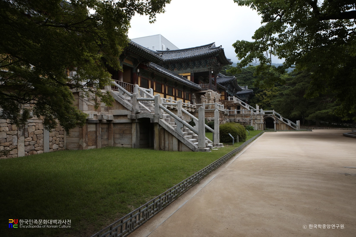 경주 불국사 가구식 석축 전경
