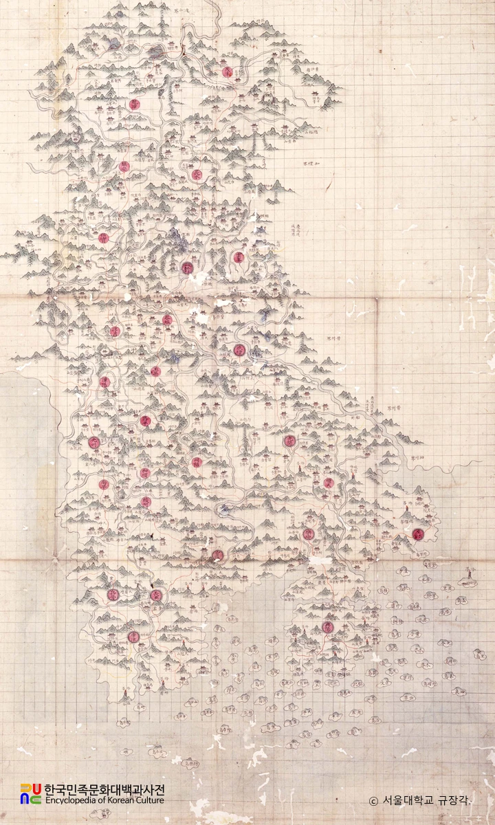 전라우도 지도(호남지도 제7첩)