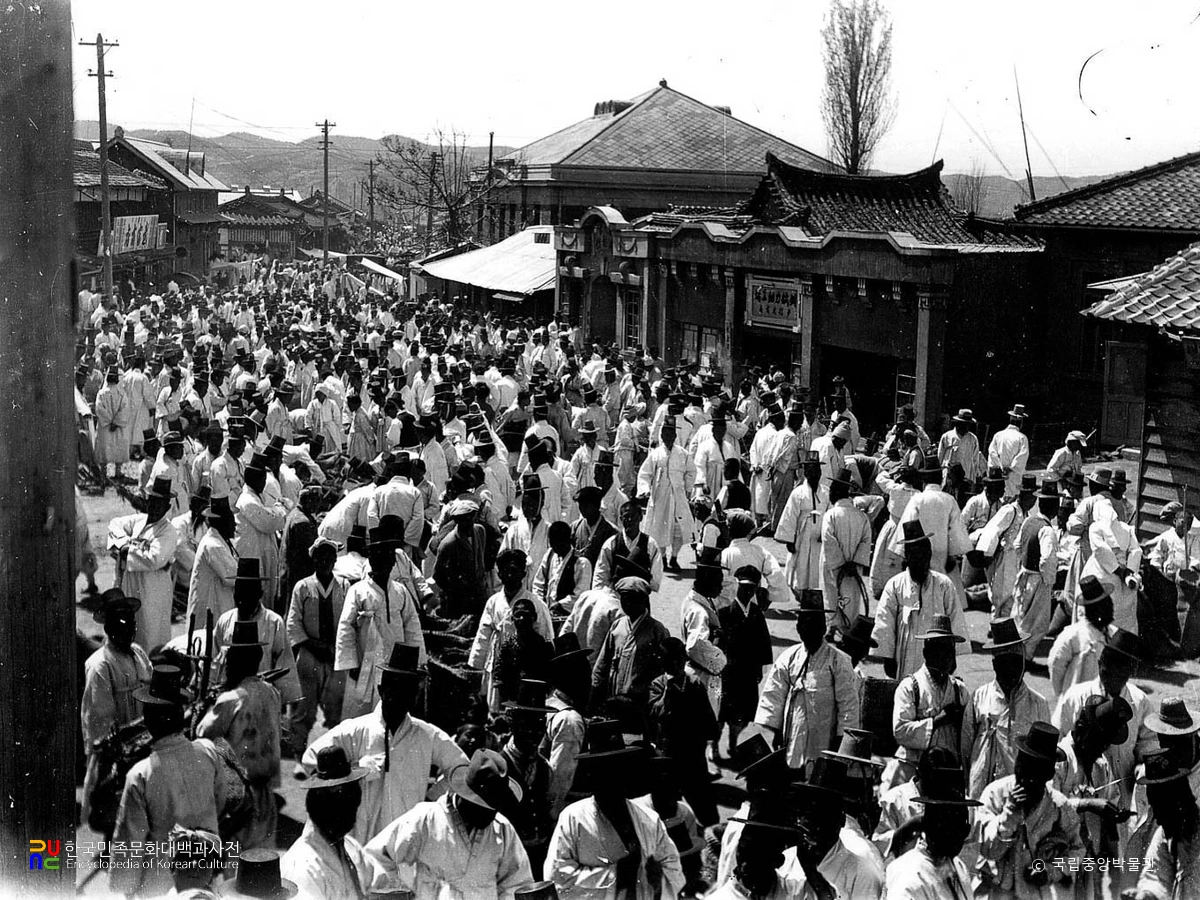 경북 안동 안동시장 전경