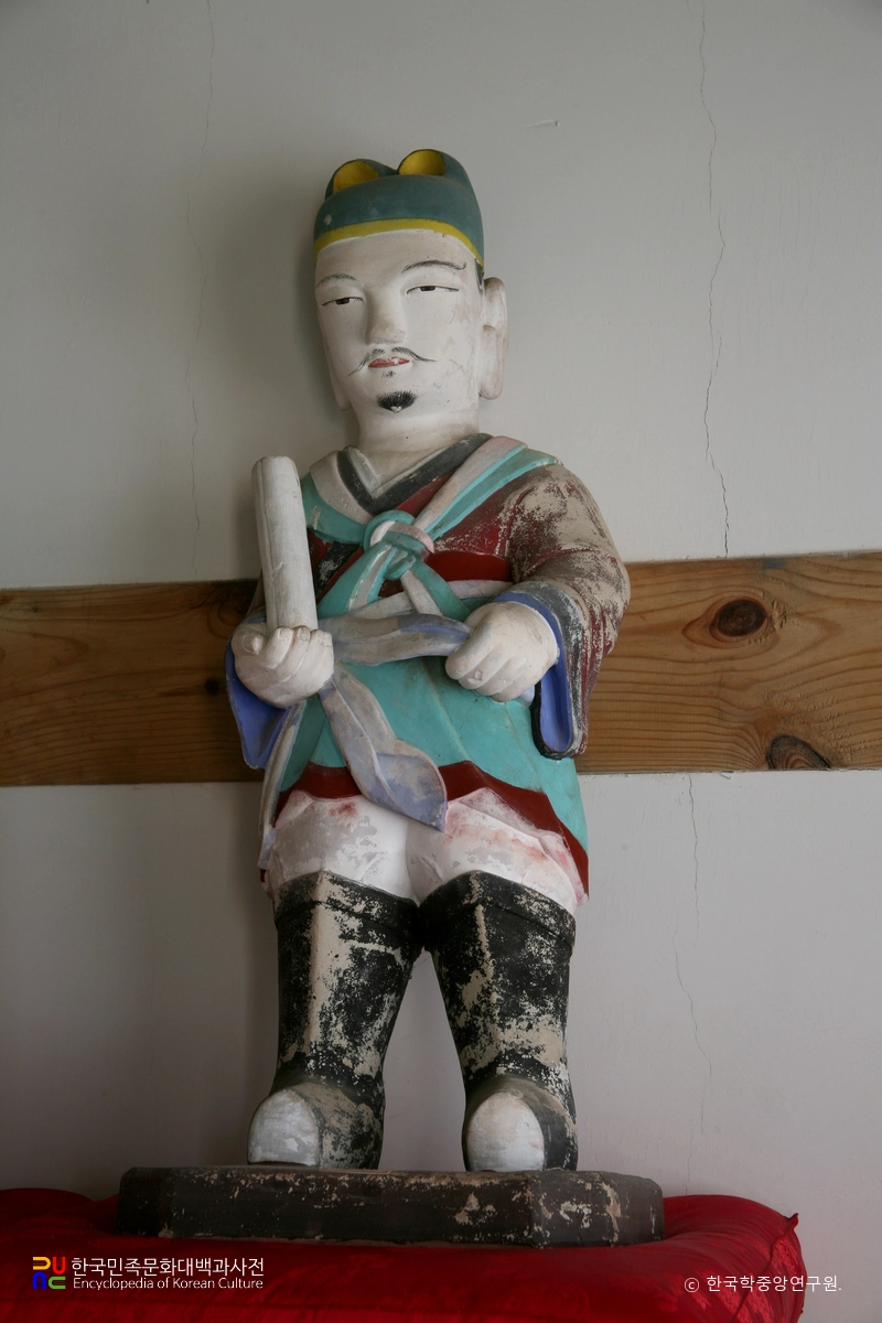장안사 응진전 석조석가삼존십육나한상 / 사자상