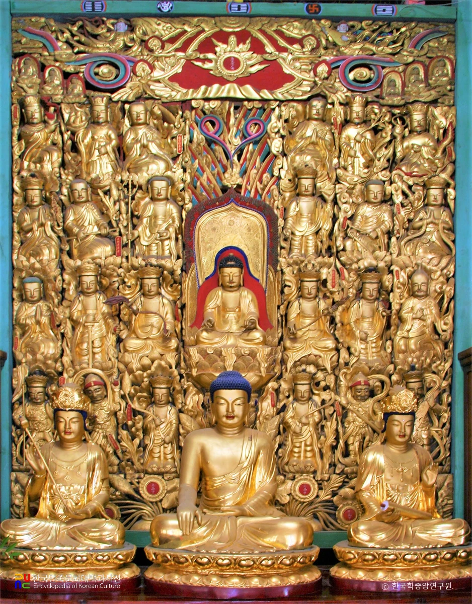 문경 대승사 목각아미타여래설법상 및 관계문서 / 목각아미타여래설법상