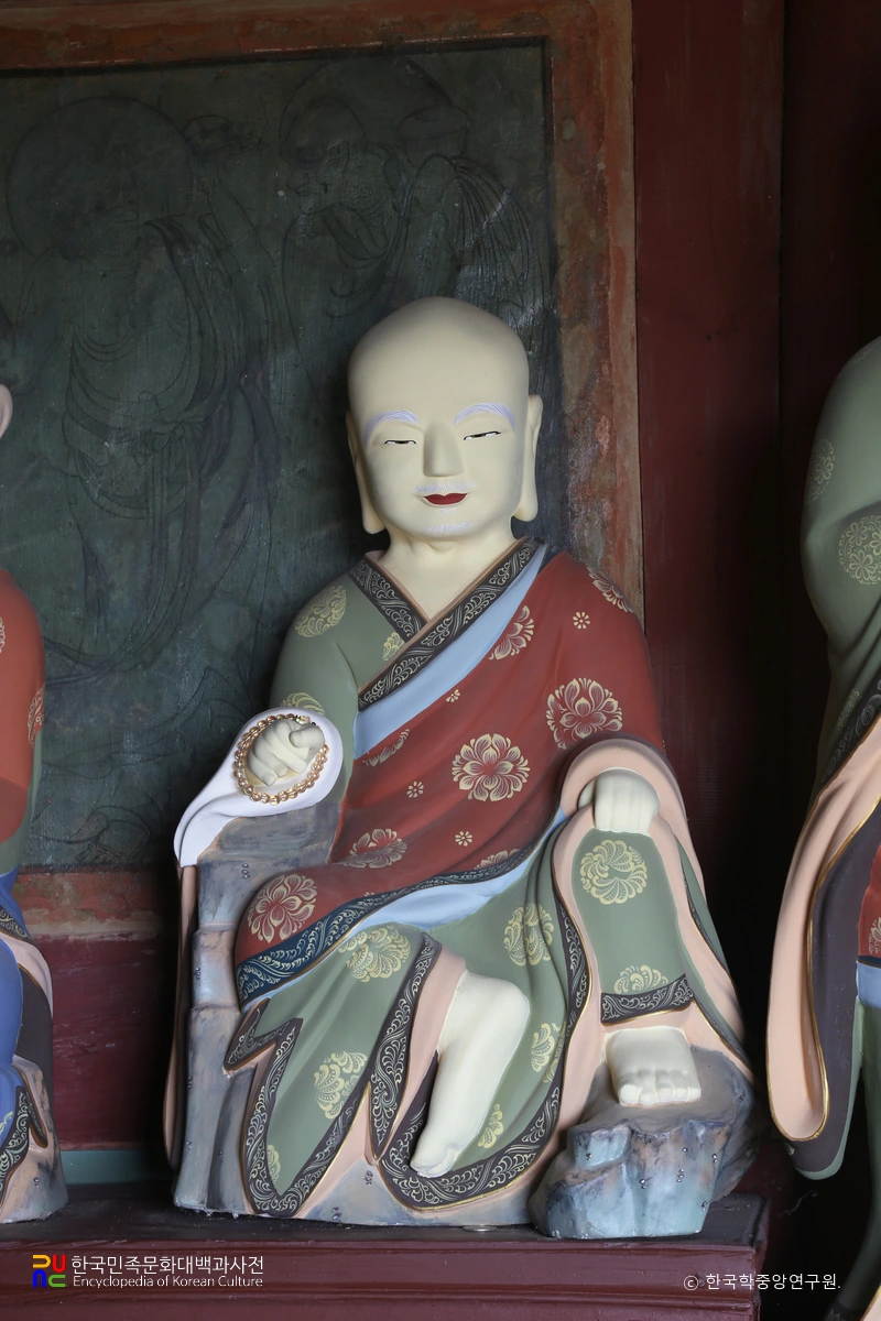 해남 미황사 십육나한상