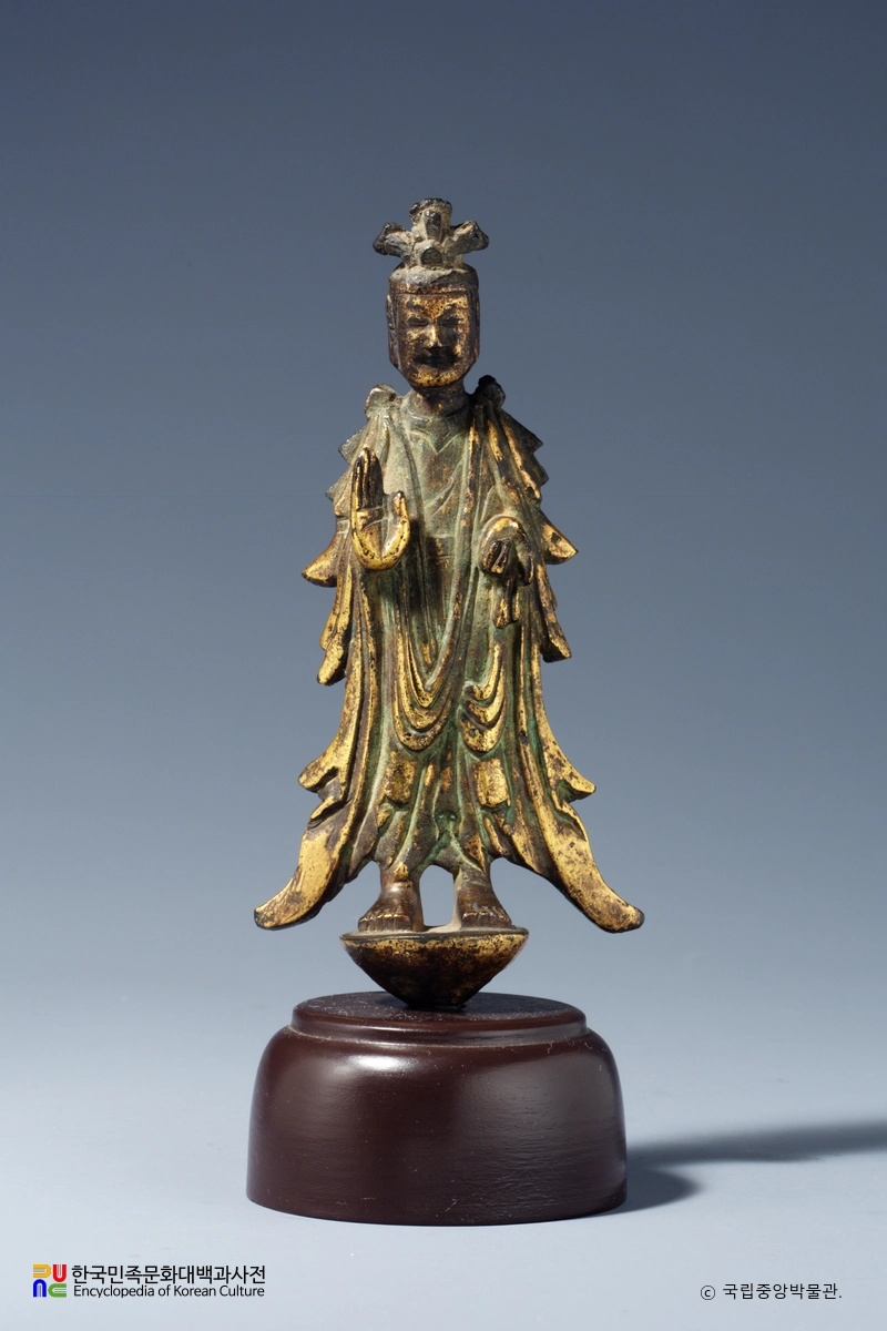 금동보살입상