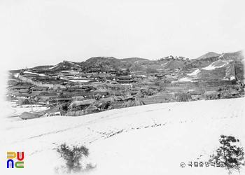 평북 창성 읍 전경