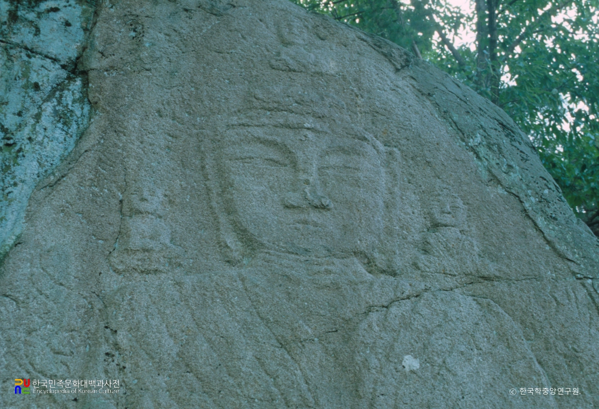 논산 신풍리 마애불