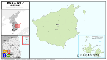 경상북도 울릉군 법정구역도