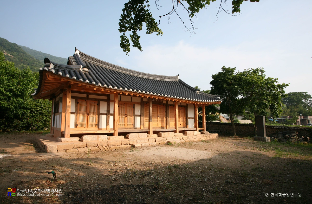 나주 월정서원 강당 정측면
