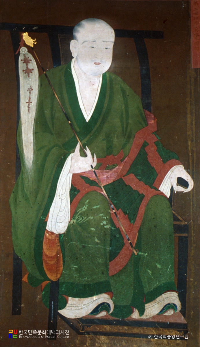 순천 송광사 십육조사 진영 / 제 2세 진각국사