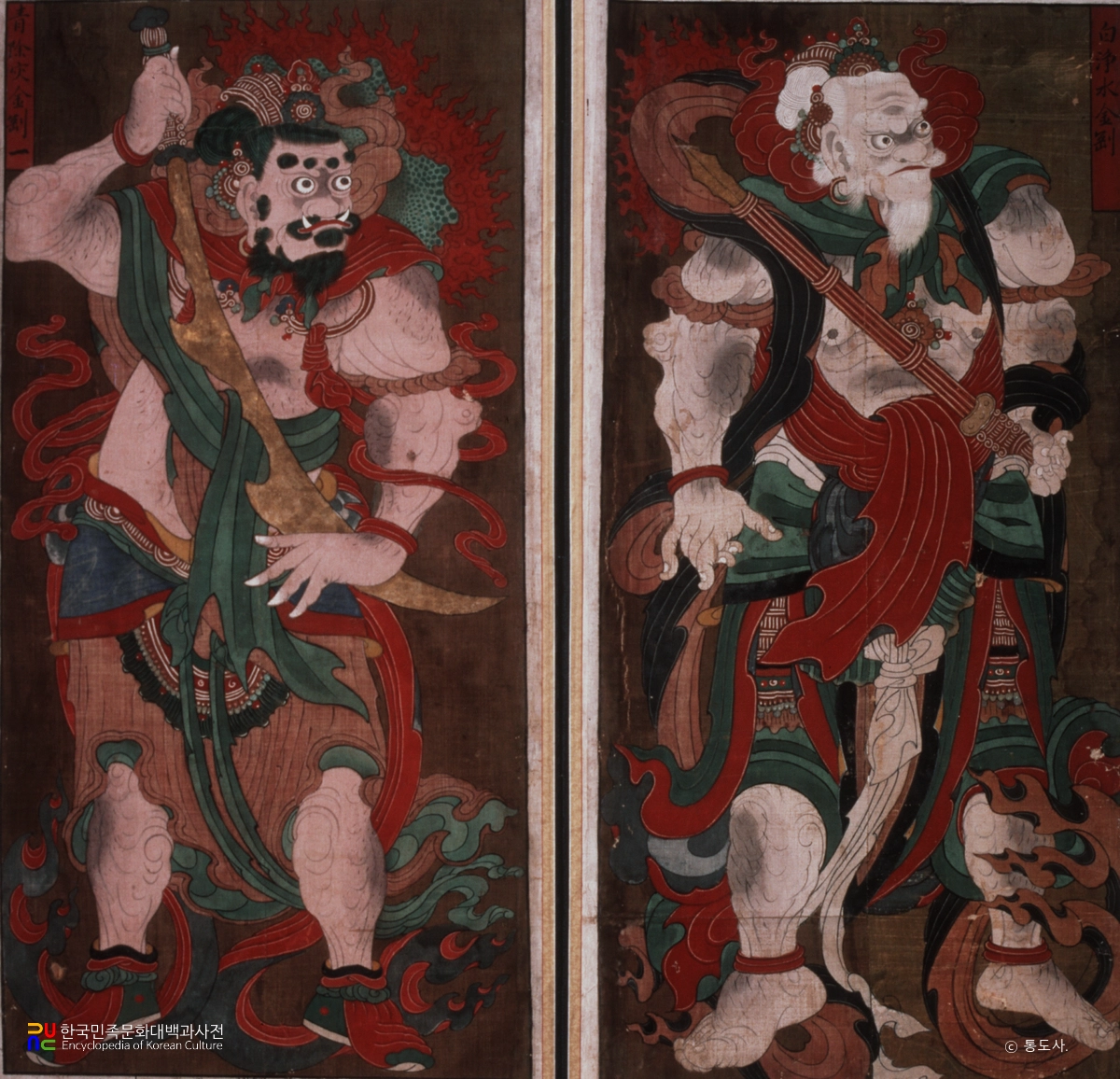 양산 통도사 팔금강도